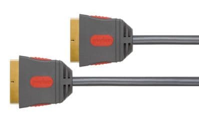 Peerless Alpha AL-SC01 1m Scart Lead - 24k Gold