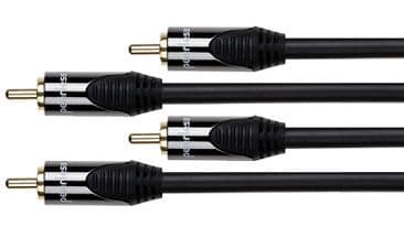 Peerless Delta DE-RR01 1M Stereo Audio Lead / 2x RCA to 2x RCA