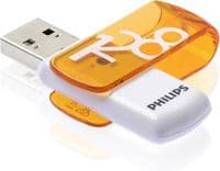 Philips 128GB USB 2.0 Flash Drive - Orange - Philips Vivid Edition Range | Cables 4 ALL