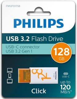 Philips 128GB USB C Flash Drive UK | USB 3.2 Gen 1 Purple