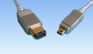 Philips 2m 6 to 4 Pin Firewire Cable - 2 Metres