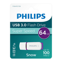 Philips 64GB USB 3.0  Flash Drive - Philips 'Snow' Edition | Cables 4 ALL