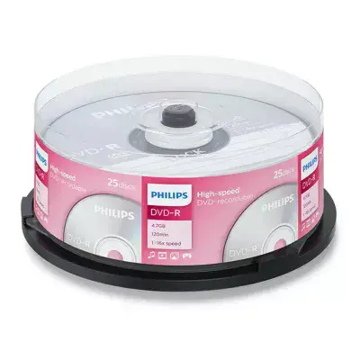 Philips DVD-R Blank DVD Discs (25, 50, 75, 100)
