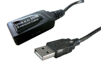 Premium 20m Active USB A-A male to female extension lead
