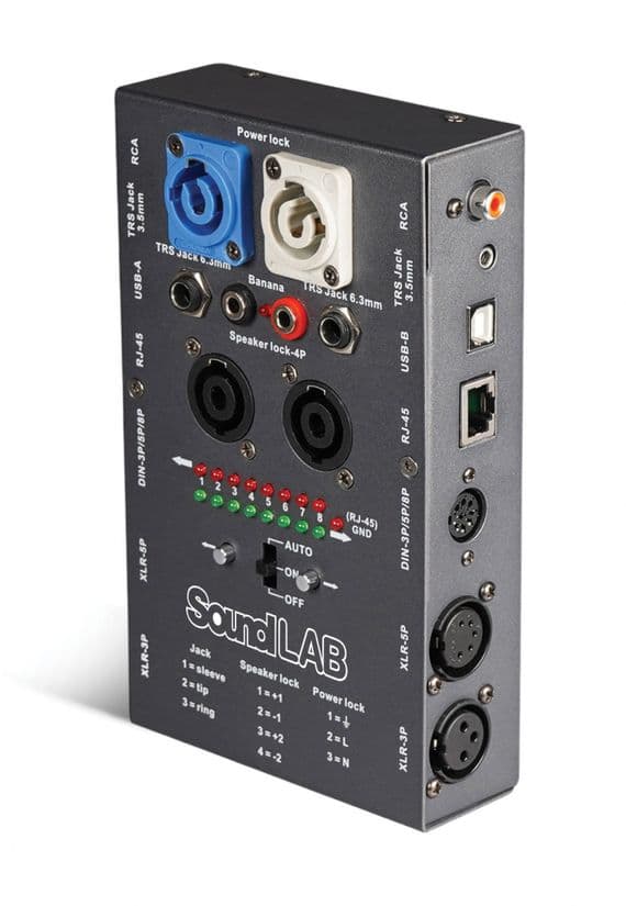 Automatic Universal Cable Tester | 11 Connector Types | Power Lock, XLR, RJ45 & USB