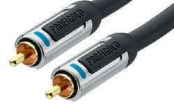 Profigold PROA4103 3m High Performance RCA Subwoofer Cable - 3 Metre