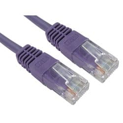 10m Purple Cat5e Ethernet Cable RJ45 Full Copper Network Lead