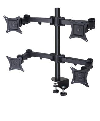 Quad Monitor Desk Stand - Monitor Arm (4 Monitors)