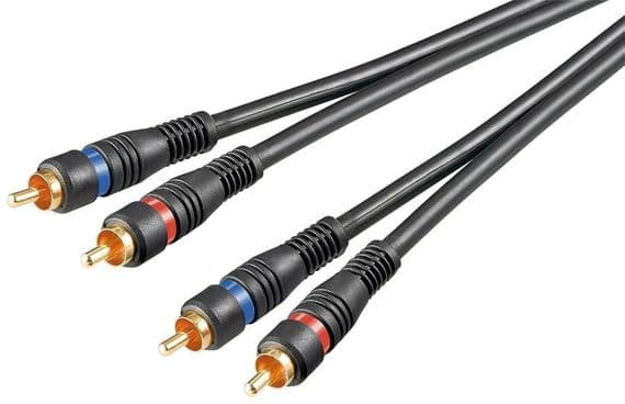 Quality  1.5m RCA Cable - Twin 1.5m RCA Phono Lead | Cables 4 ALL