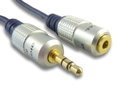 Quality 10m Headphone Extension Cable - 3.5mm Jack M-F