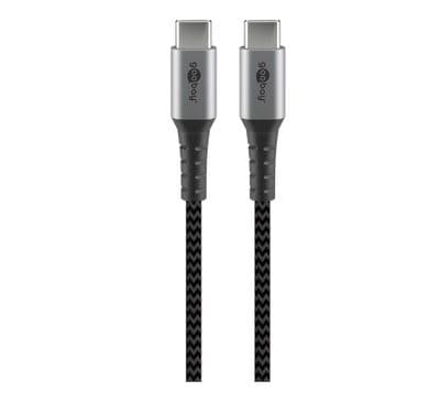 Quality 1m Type C  USB Cable - With Braided Sleeve and Bend Protection