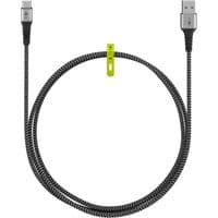 USB-C to USB-A Braided Cable 1m | 15W 3A | Metal Plugs