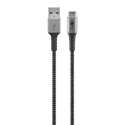 Quality 1m USB C to A Cable - USB 2.0 Charge and Sync Cable (1)