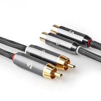 Quality 2m RCA Extension Cable - Male to Female (Braided Cable) | Cables 4 ALL