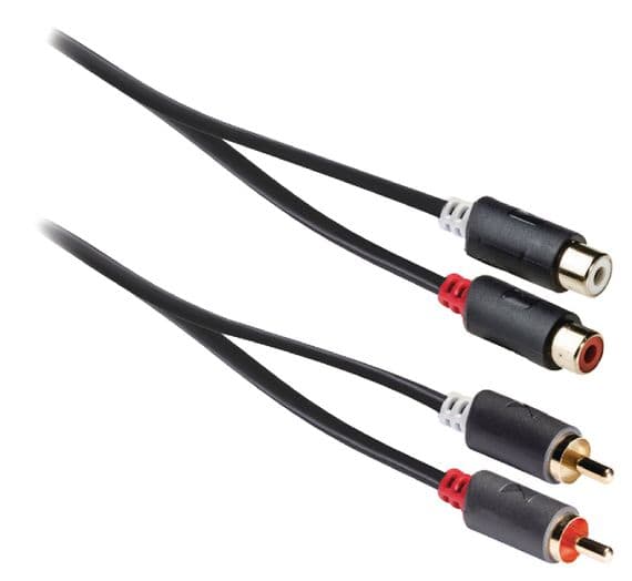 Quality 2m 3m 5m RCA Extension Cable - Male to Female | Cables4all