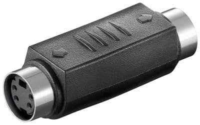 Quality S-Video Female to Female Coupler / Extender -  Gold Contacts
