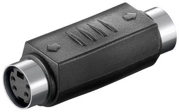 Quality S-Video Female to Female Coupler / Extender -  Gold Contacts