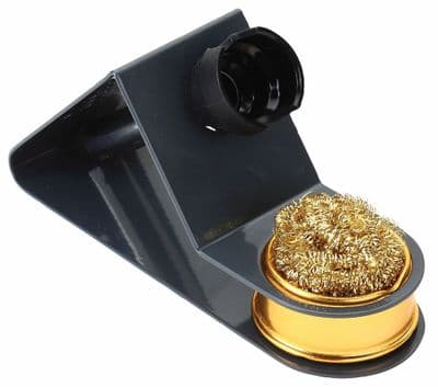 Quality Soldering Iron Stand - With Brass Wire Cleaning Ball