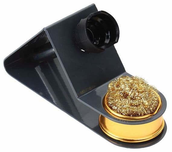 Quality Soldering Iron Stand - With Brass Wire Cleaning Ball | Cables4all