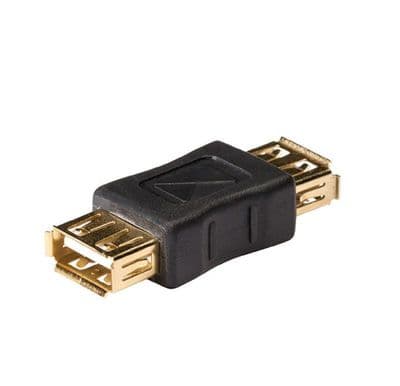 Quality USB Cable Coupler / Extender - Gold Plated