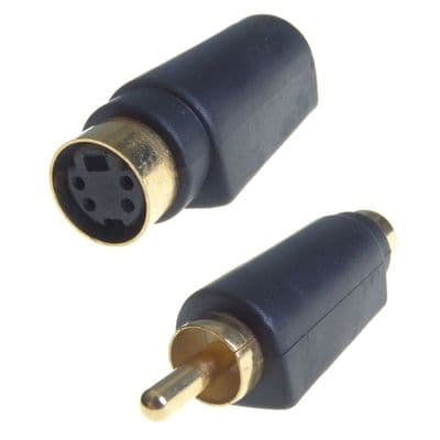 RCA Male to S-Video Female Coupler / Joiner