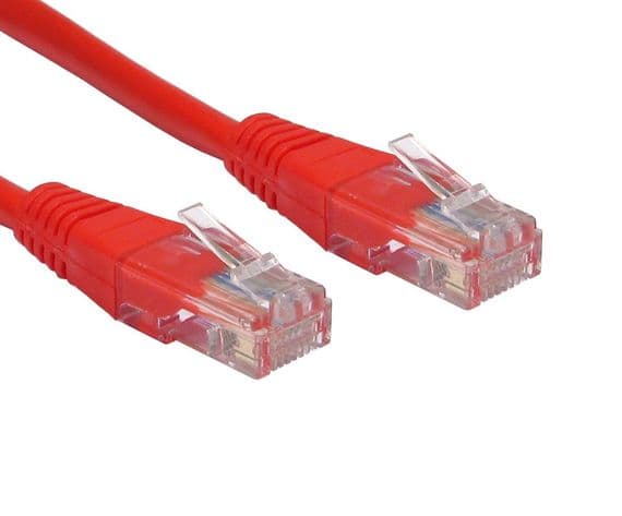 Red 6m Ethernet Cable - CAT5e Network Cable | Cables 4 ALL