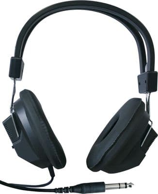 Robust Stereo Headphones Fitted with a 6.35mm Plug