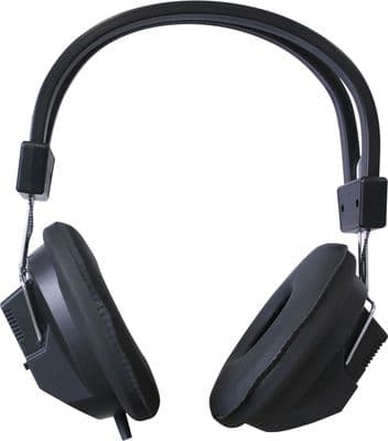 Robust Stereo Headphones Multi Purpose Fitted with a 3.5mm Plug /6.35mm Adaptor