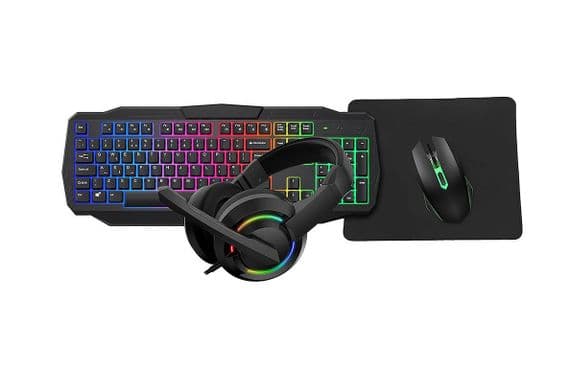 Scorpion 4-in-1 Gaming Keyboard, Mouse & Headset Combo | Cables 4 ALL
