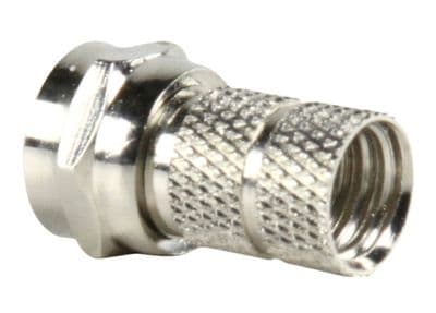 Screw On F Plug - For Satellite and TV Aerial Cable / F Connector