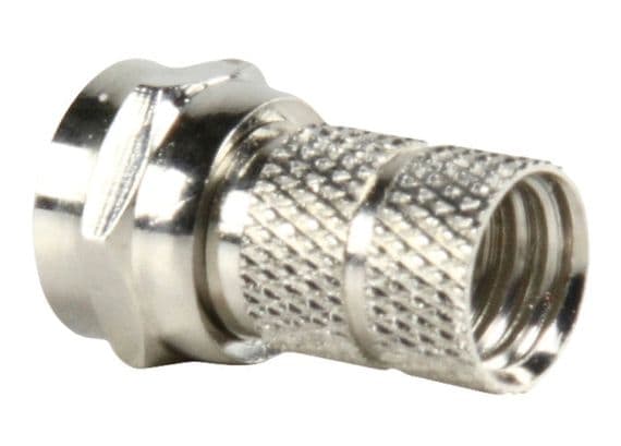Screw On F Plug - For Satellite and TV Aerial Cable / F Connector | Cables4all