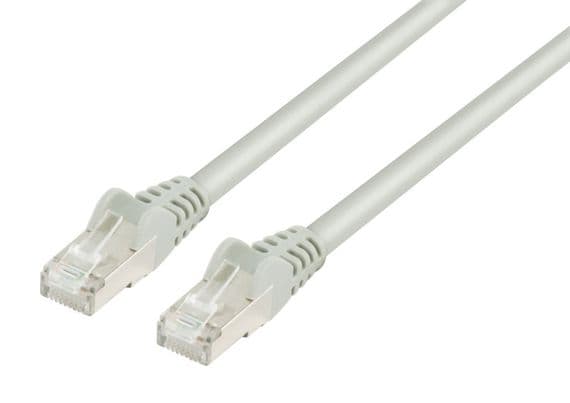 Short 25cm CAT6 Grey FTP Pure Copper Network Cable - 0.25m | Lan Cable | Cables4all