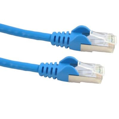 Short 50cm CAT6 Blue FTP Pure Copper Network Cable - 0.5m