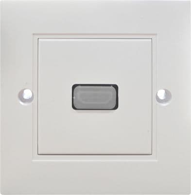 Single HDMI Wall Plate - 4k Female Wall Outlet