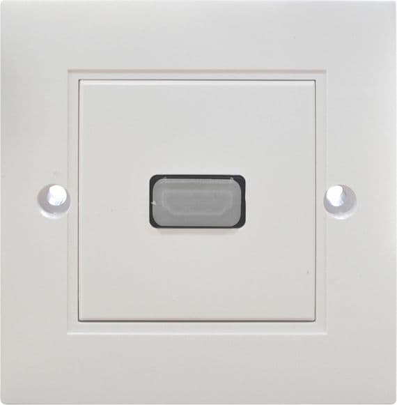 Single HDMI Wall Plate - 4k Female Wall Outlet | Cables 4 ALL
