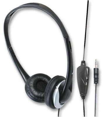 Stereo TV Headphones with Volume Control