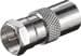 TV Aerial Adaptoer - F Plug Male to Coaxial TV Female