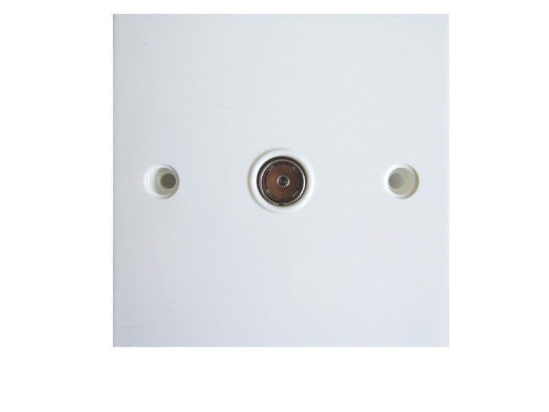 TV Aerial Wall Plate - TV Coax Faceplate | Cables4all
