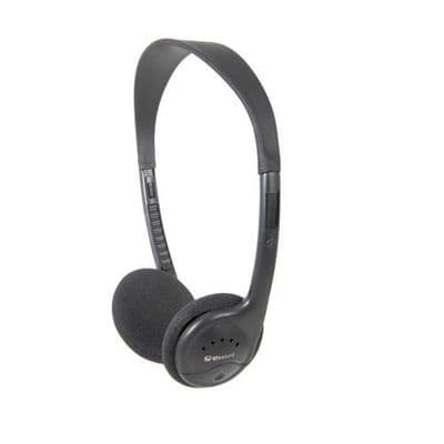 TV Headphones with Volume Control - Stereo  and 5m Cable