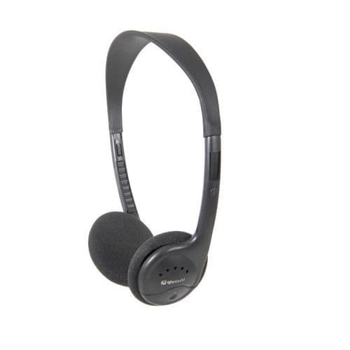 Stereo TV Headphones with Volume Control and 5m Cable | Cables4all