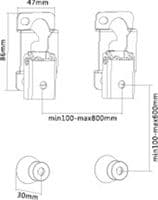 TV Wall Mount - Easy Mount for Flat TV up to 70