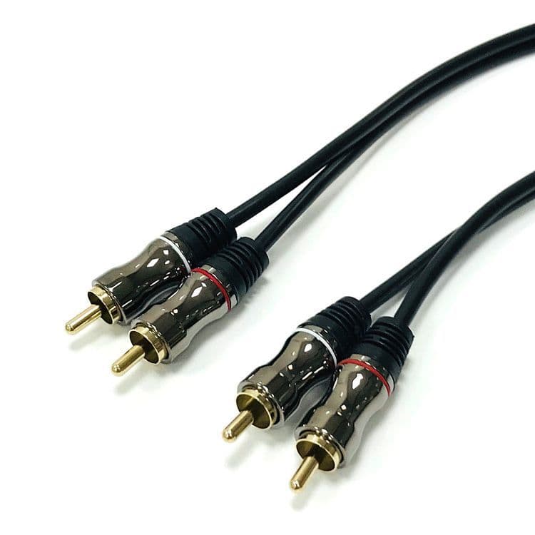 Twin 1m RCA Cable Quality High Grade Cable Cables 4 ALL