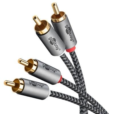 Twin 5m RCA Cable - Quality High Grade  Phono Cable