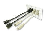 HDMI and USB Wall Plate - Easy Connect | Cables4all
