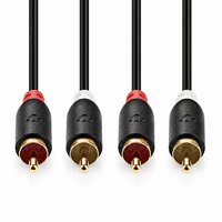 Quality Twin RCA Audio Lead - Phono Stereo Cable | Cables4all