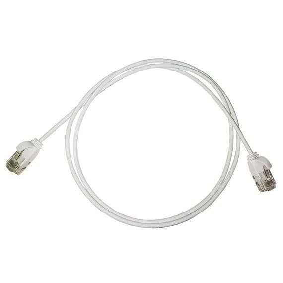 Ultra Slim White CAT6 Network Cable -  Thinner 2.8mm Cable | Cables 4 ALL