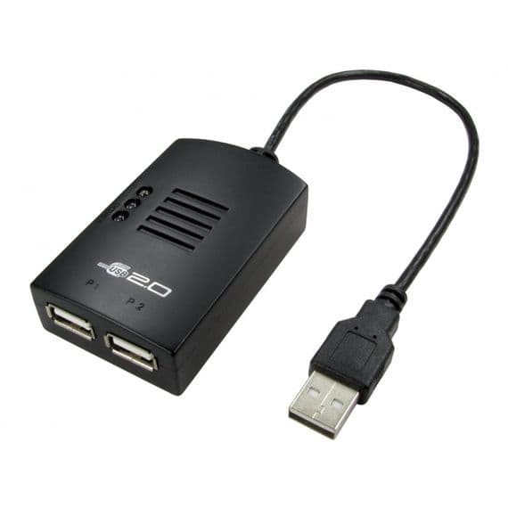 USB 2.0 2 Port Hub - Bus Powered | Cables4all