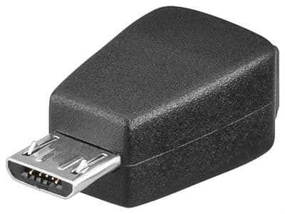 USB 2.0 Micro B Male to USB Mini Female Adapter