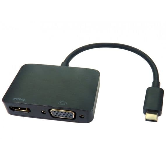USB C to HDMI and VGA Adapter / Hub | Cables 4 ALL