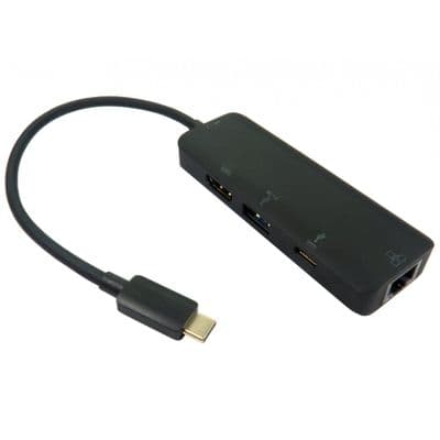 USB C to HDMI, USB and Ethernet Adapter / Hub (With PD)